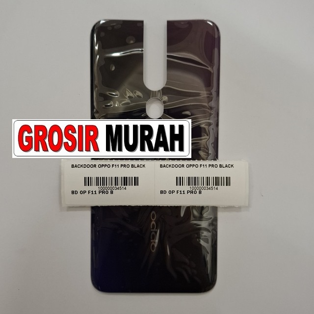 Backdoor Oppo F11 Pro Black