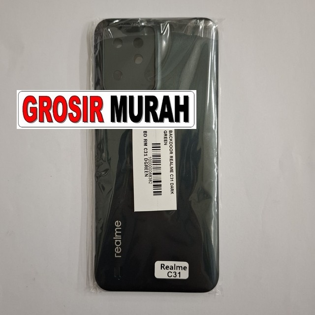 Backdoor Realme C31 Dark Green