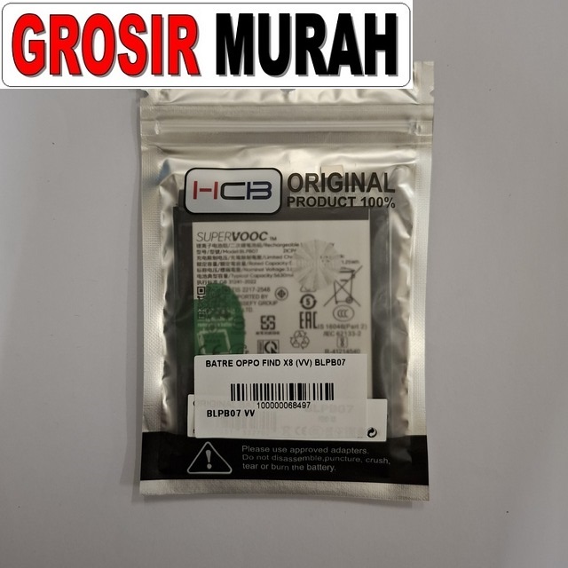 Batre Oppo Find X8 BLPB07 VV