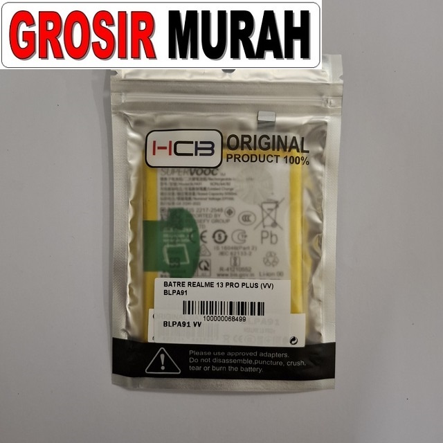 Batre Realme 13 Pro Plus BLPA91 VV