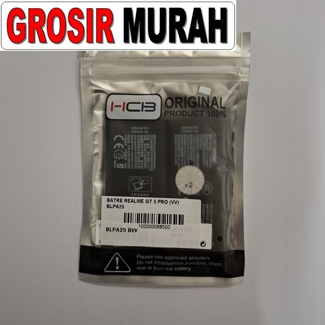 Batre Realme GT 5 Pro BLPA25 VV