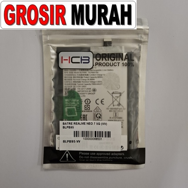 Batre Realme Neo 7 5G BLPB95 VV
