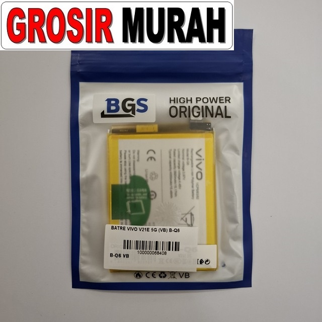 Batre Vivo V21E 5G B-Q6 VB