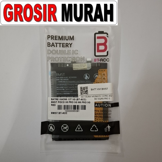 Batre Xiaomi 13T 5G BM5T BT-ACC