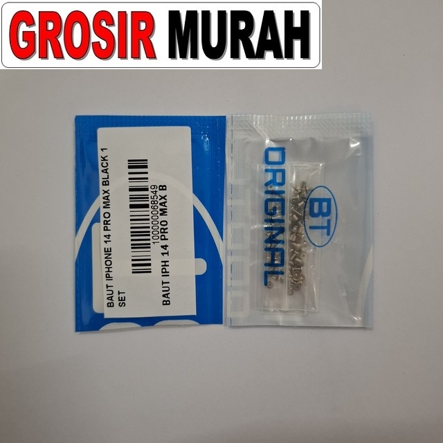 Baut Iphone 14 Pro Max Black 1 Set