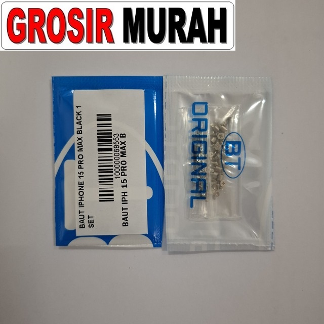 Baut Iphone 15 Pro Max Black 1 Set