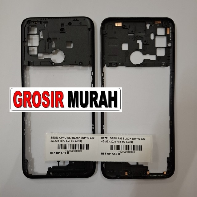Bezel Oppo A53 A32 4G A33 2020 A53 4G A53S Black