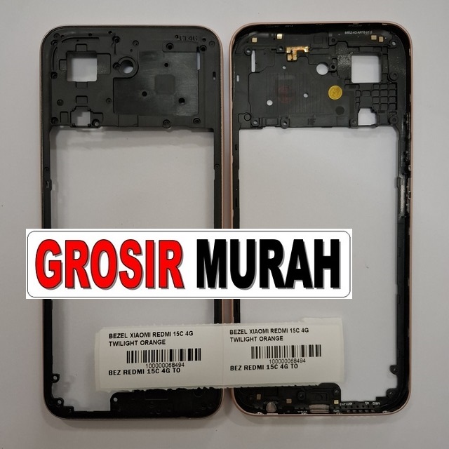 Bezel Xiaomi Redmi 15C 4G Twilight Orange