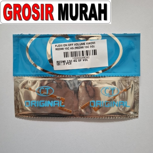 Flexi On Off Volume Redmi 15C 4G dan Redmi 15C 5G
