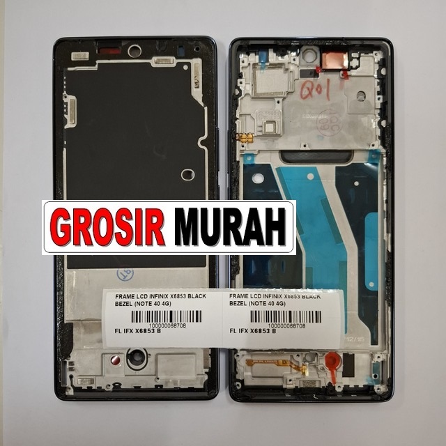 Frame LCD Infinix X6853 Bezel Note 40 4G Black