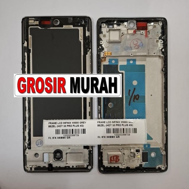 Frame LCD Infinix X6880 Bezel Hot 50 Pro Plus 4G Grey