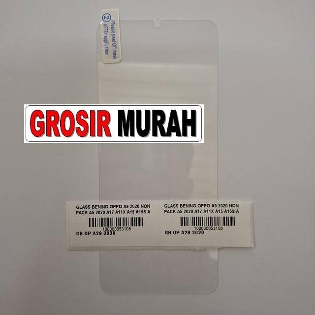 Glass Bening Oppo A9 2020 A5 2020 A17 A11X A15 A15S A16 A16K A16E A17K