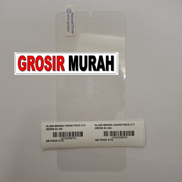 Glass Bening Xiaomi Poco C75 Non Pack (redmi A5 4g)