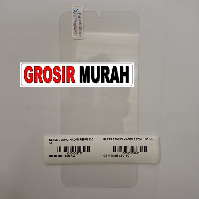 Glass Bening Xiaomi Redmi 15c 4g Non Pack