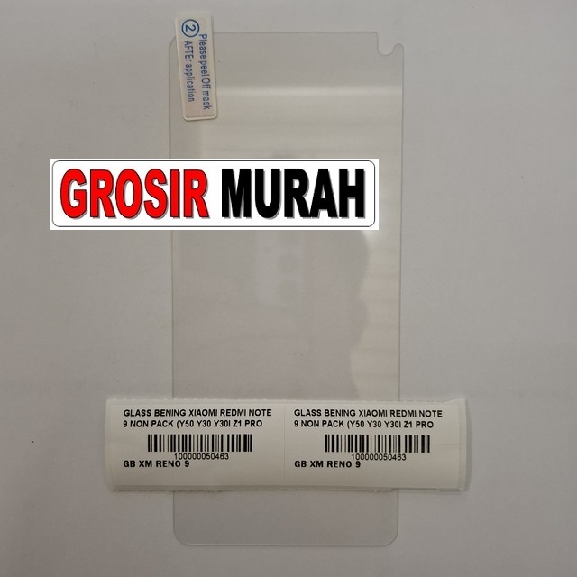 Glass Bening Xiaomi Redmi Note 9 Y50 Y30 Y30i Z1 Pro Hot 9