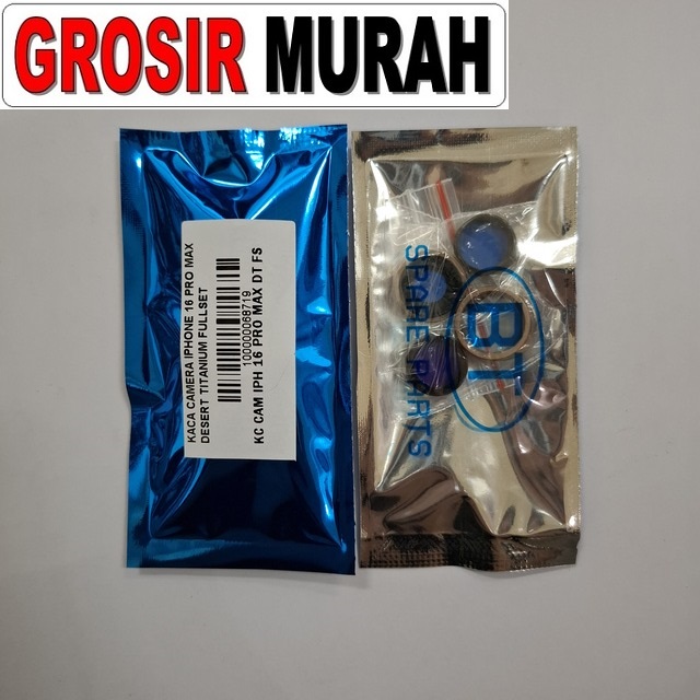 Kaca Camera Iphone 16 Pro Max Desert Titanium Fullset