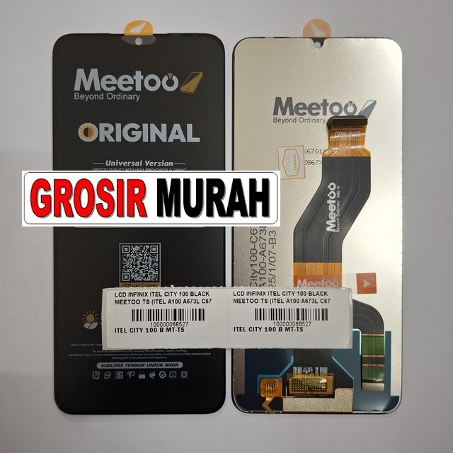 Lcd Itel City 100 Meetoo Itel A100 A673L C671L