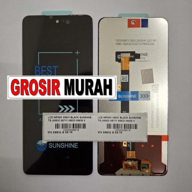 Lcd Infinix X6831 Sunshine X6832 X6711 X6833 X6836 X6837 Hot 30 Hot 30 5G Note 30 5G