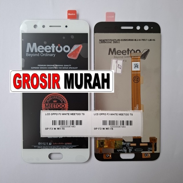 LCD Oppo F3 Meetoo White