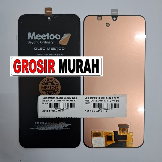 LCD Samsung A165 OLED Meetoo A166 A16 4G A16 5G M166 M16 5G Black