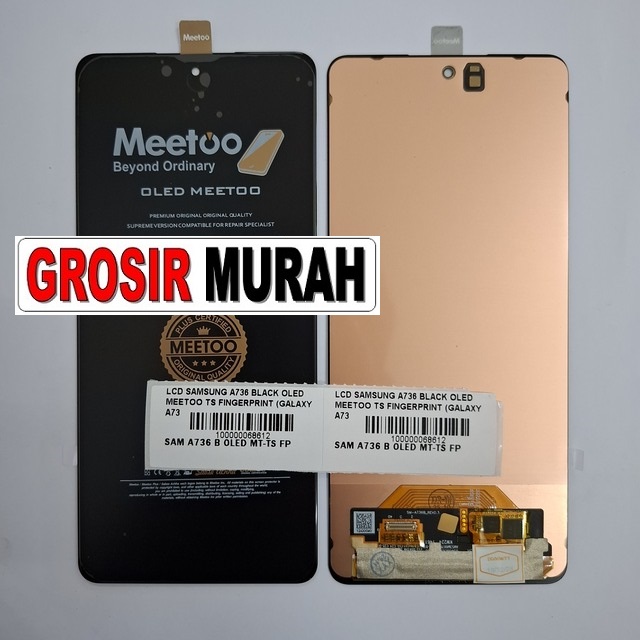 LCD Samsung A736 OLED Meetoo Fingerprint Galaxy A73 5G Black