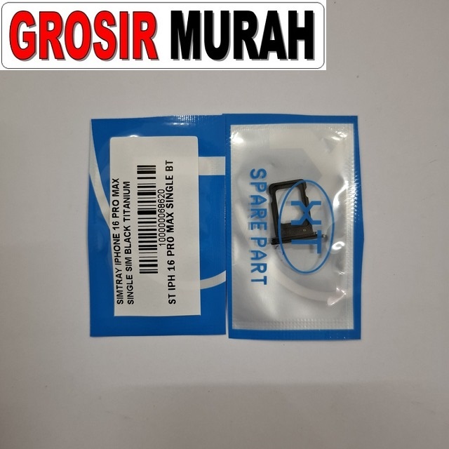 Simtray iPhone 16 Pro Max Single SIM Black Titanium