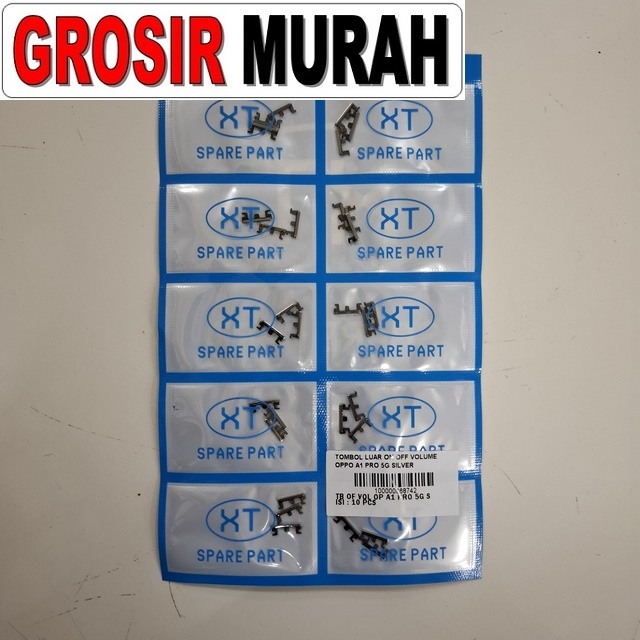 Tombol Luar On Off Volume Oppo A1 Pro 5g Silver