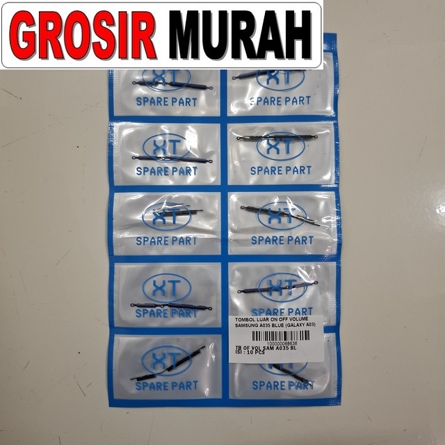 Tombol Luar On Off Volume Samsung A035 Galaxy A03 Blue