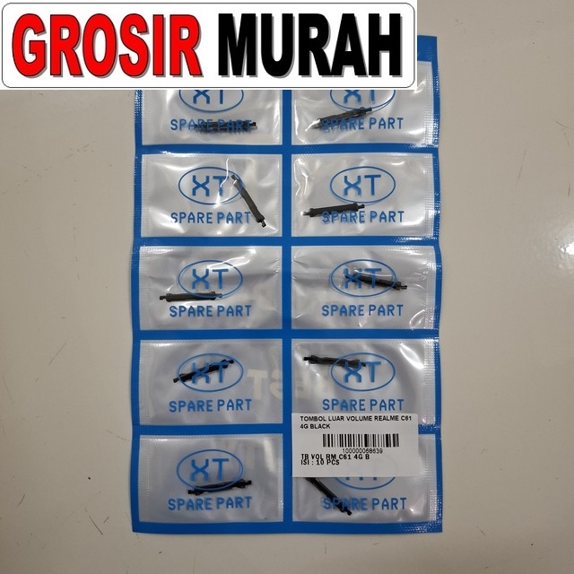 Tombol Luar Volume Realme C61 4G Black