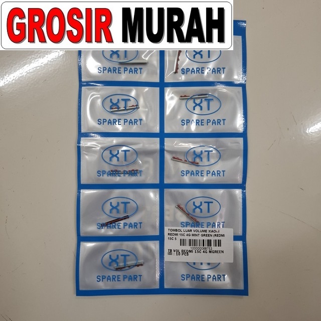 Tombol Luar Volume Xiaomi Redmi 15C Mint Green