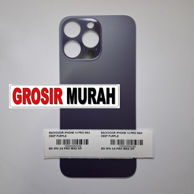 Backdoor iPhone 14 Pro Max Deep Purple sparepart housing belakang