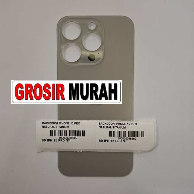 Backdoor iPhone 15 Pro Natural Titanium
