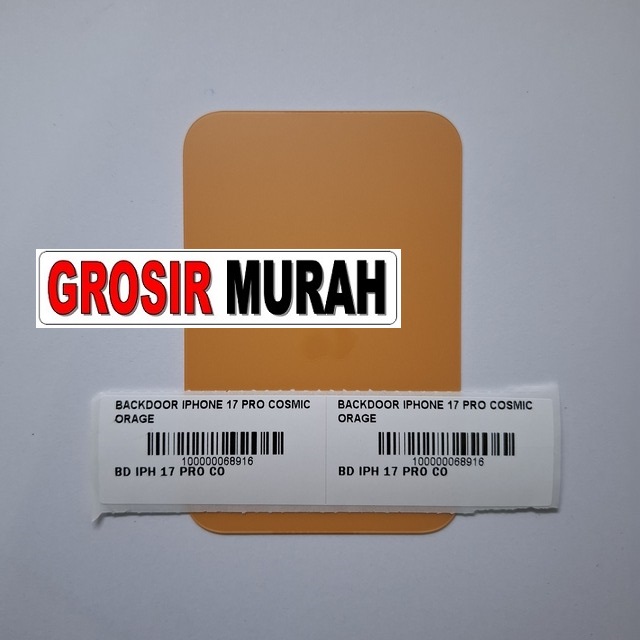 Backdoor Iphone 17 Pro Cosmic Orage