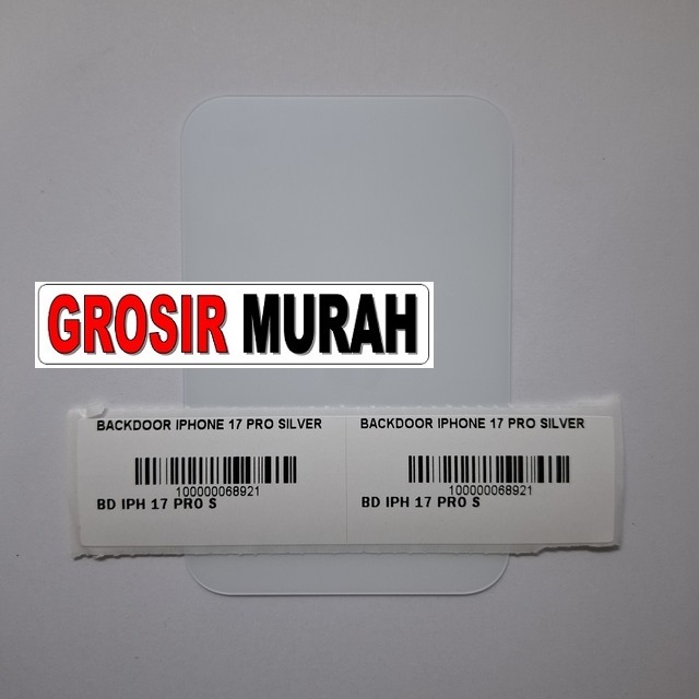 Backdoor Iphone 17 Pro Silver