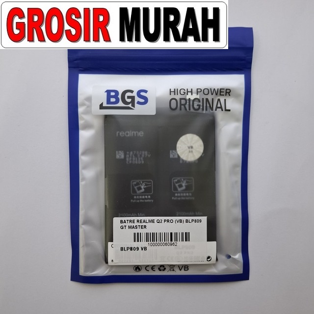 Batre Realme Q2 Pro BLP809 VB GT Master