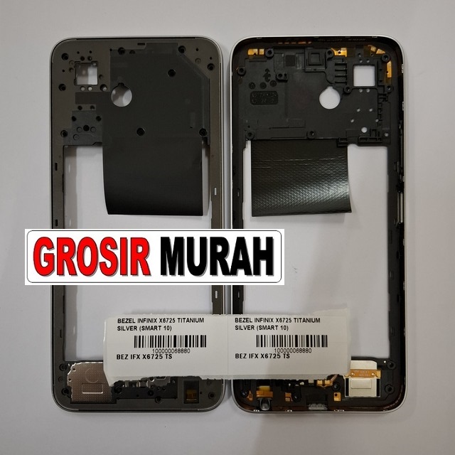Bezel Infinix X6725 Smart 10 Titanium Silver