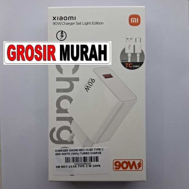 Charger Xiaomi MDY-15-EK Type C 90W White Ori Turbo Charge