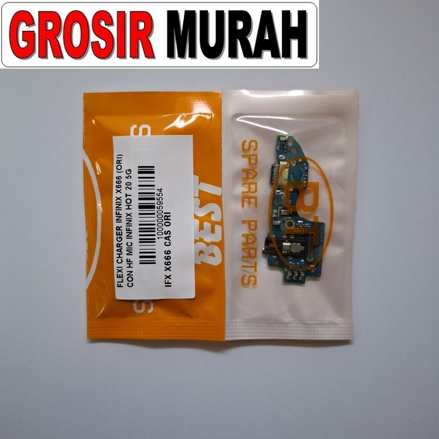 Flexi Charger Infinix X666 Ori Infinix Hot 20 5G