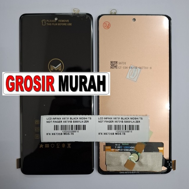 Lcd Infinix X6731 Black Moshi Ts Not Finger X6731b S8681ln Zero 30 4g 5g Itel S23 Plus