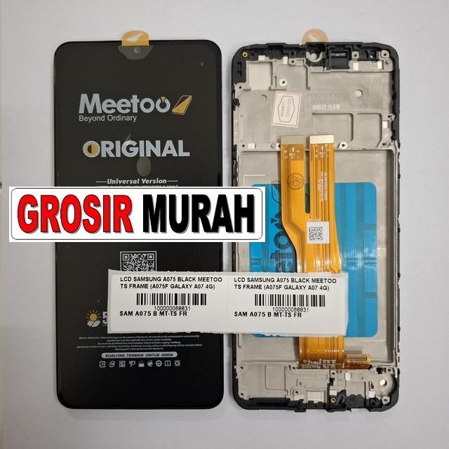 LCD Samsung A075 Meetoo Frame A075F Galaxy A07 4G Black