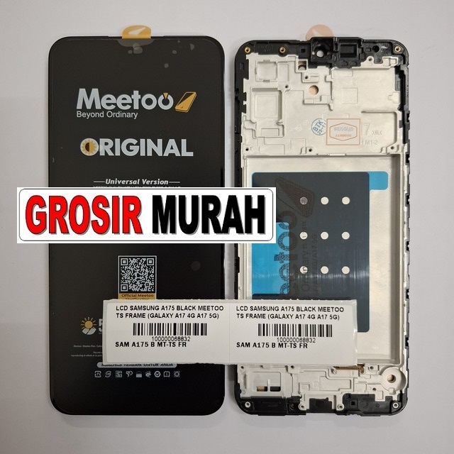 LCD Samsung A175 Meetoo Frame Galaxy A17 4G A17 5G Black