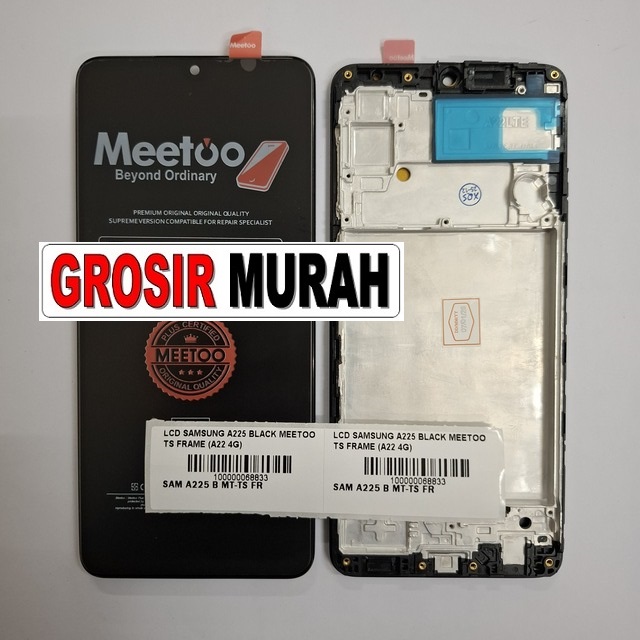 LCD Samsung A225 Meetoo Frame A22 4G Black