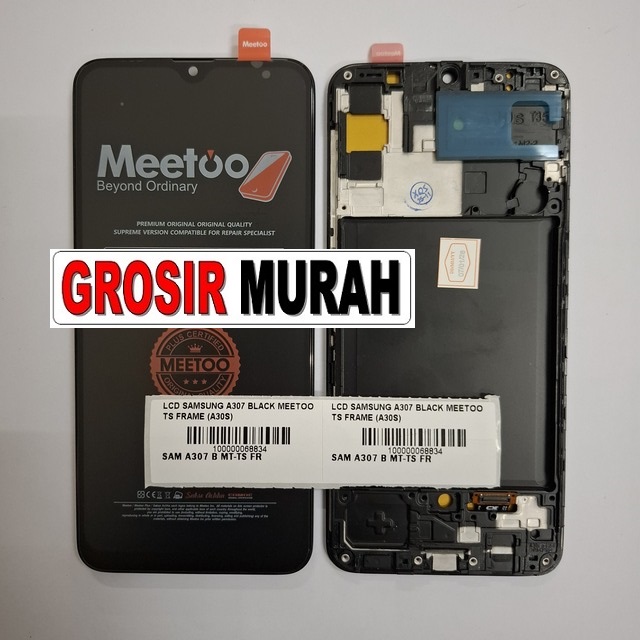 LCD Samsung A307 Meetoo Frame A30S Black