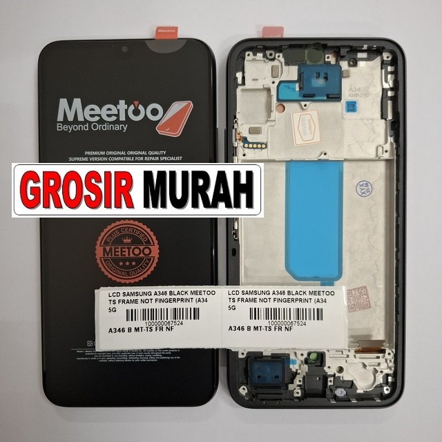 LCD Samsung A346 Meetoo Frame Black A34 5G
