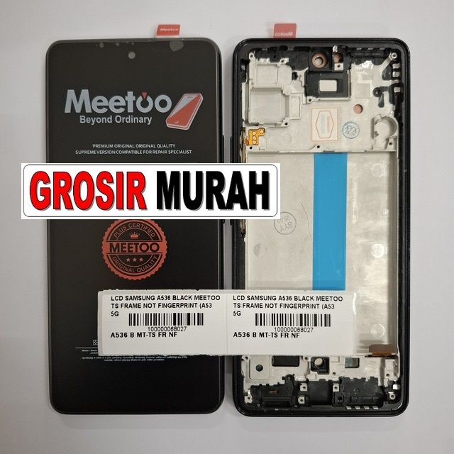 LCD Samsung A536 Meetoo Frame Black A53 5G