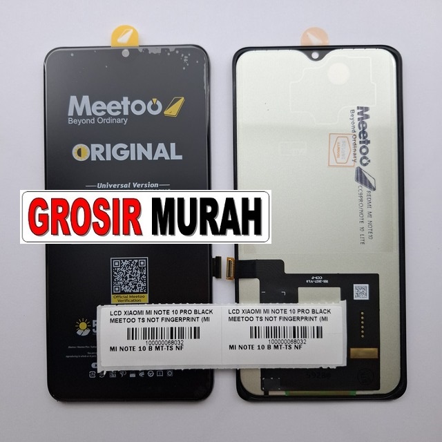LCD Xiaomi Mi Note 10 Pro Meetoo Black Not Fingerprint