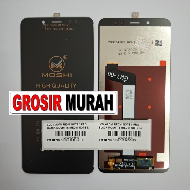 Lcd Xiaomi Redmi Note 5 Pro Black Moshi Ts (redmi Note 5)