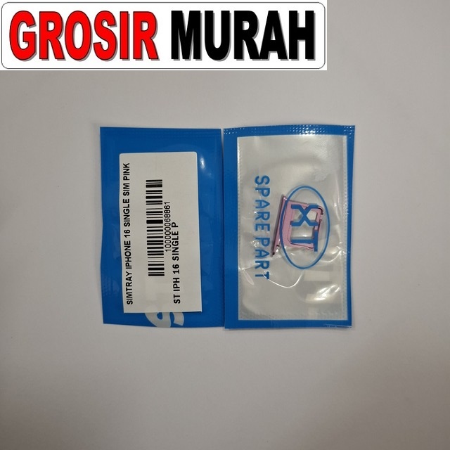 Simtray iPhone 16 Single SIM Warna Pink