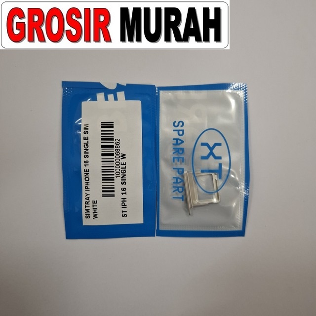 Simtray iPhone 16 Single SIM Warna Putih