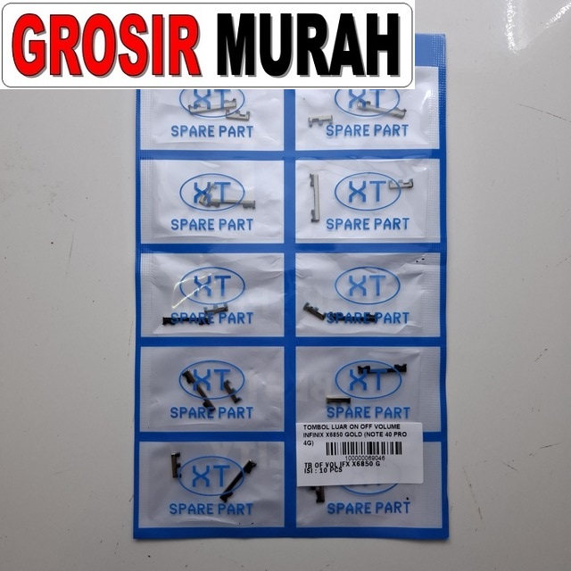 Tombol Luar On Off Volume Infinix X6850 Note 40 Pro 4G Gold